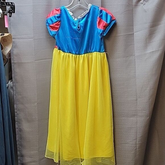 Disney Snow White Costume Gown Princess Dress Up Girl's Size 6/6x + Accessories - Picture 3 of 9